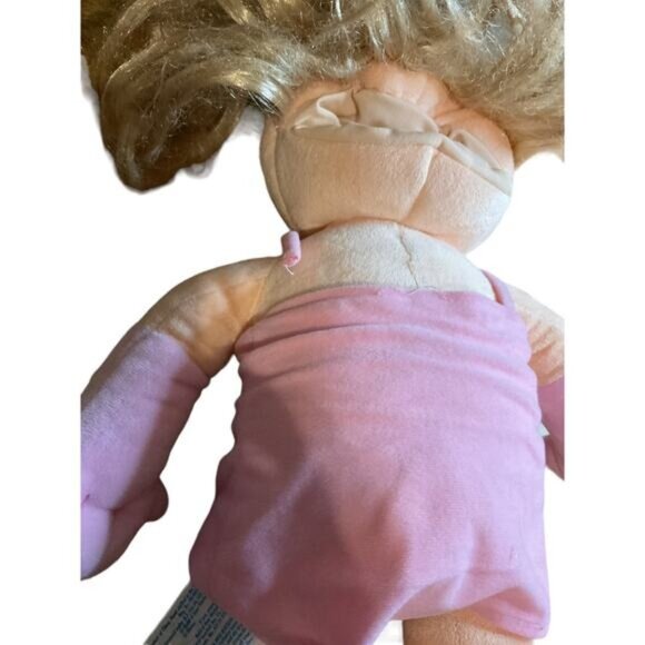 Build A Bear Miss Piggy Hand Puppet Stuffed Animal Plush Toy Blonde Hair Pink Dr - Picture 7 of 10